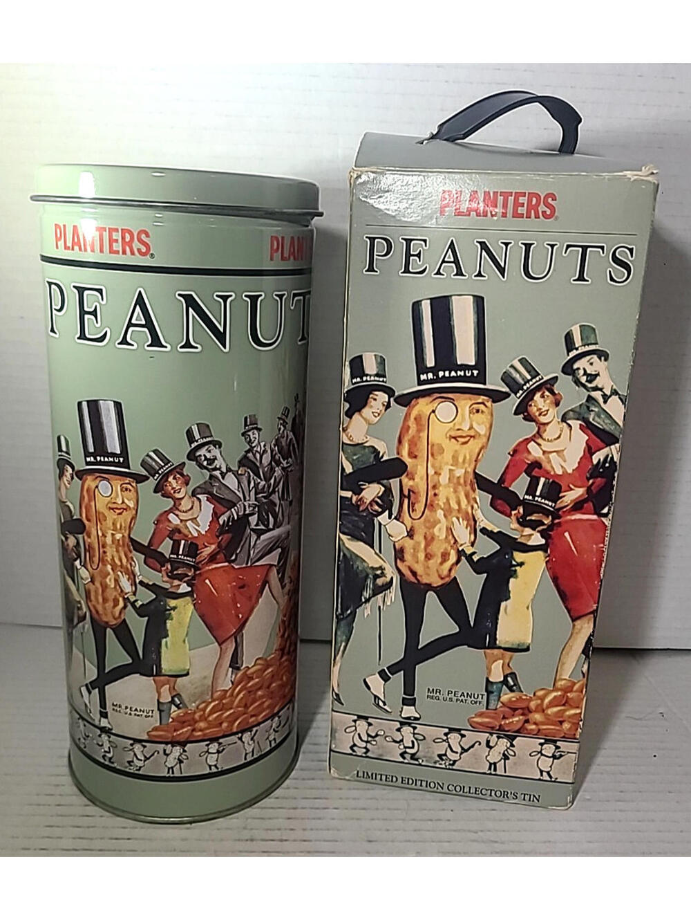 Planters Peanuts MR Peanut Vintage Limited Edition Collectors Tin Original Box